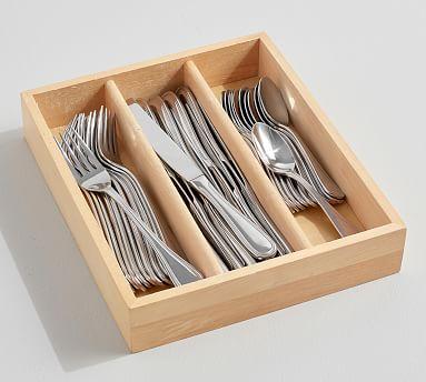 Caterer's Box Stainless Steel Flatware - Set of 36 (12 Dinner Forks, 12 Knives and 12 Teaspoons)