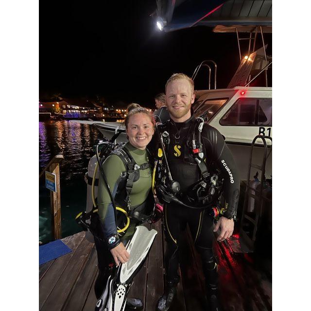 Night diving in Bonaire 2021
