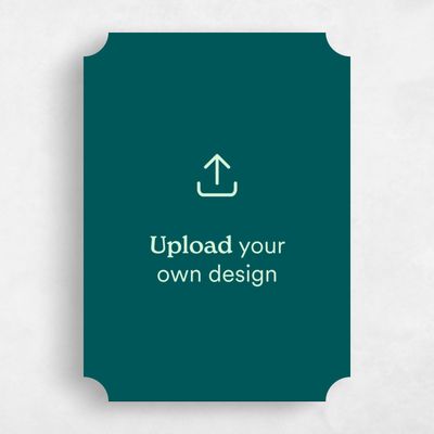 White Ticket Wedding Invitation - Upload your own Portrait