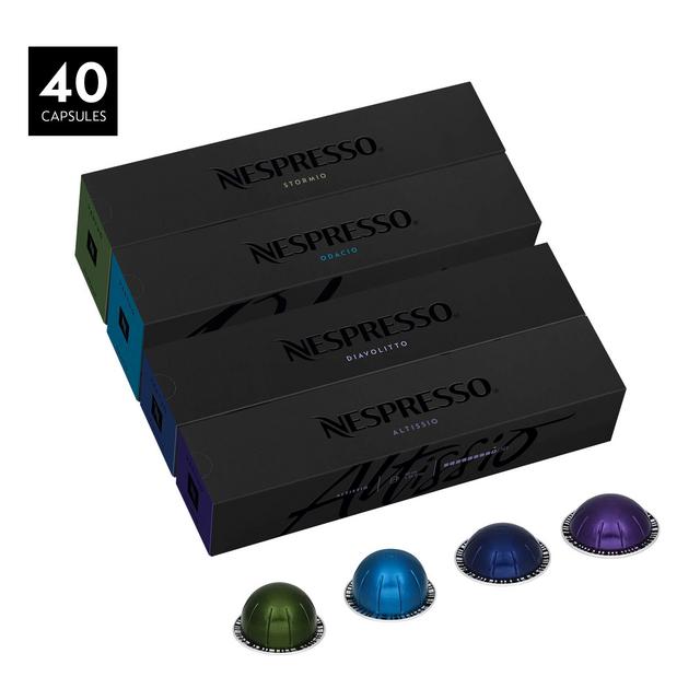Nespresso Vertuoline Intense Assortment, 10 Count (Pack of 4)