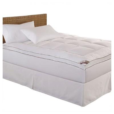 100% Cotton Fiber Mattress Topper White - Kathy Ireland