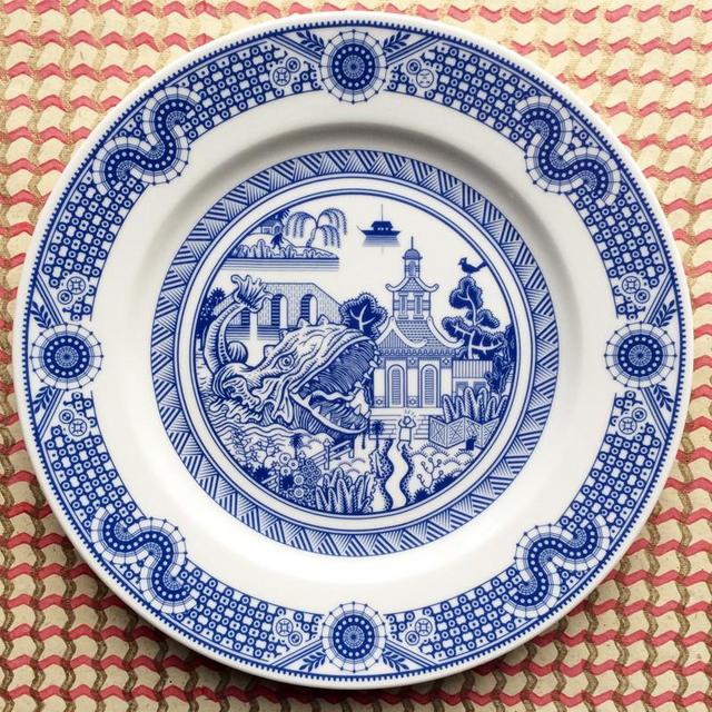 Calamityware Plate 3: Sea Monster
