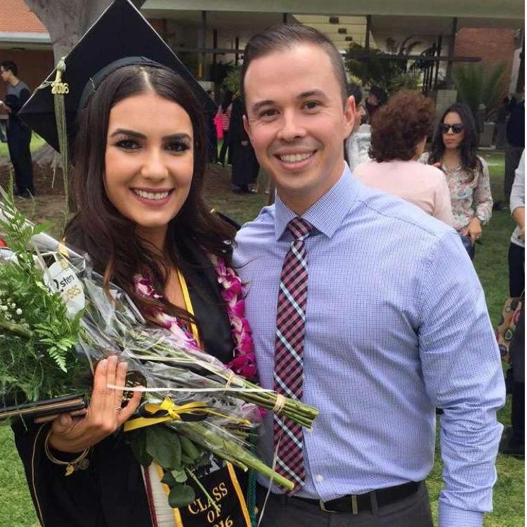 Alina's undergraduate graduation from Cal State Long Beach in May of 2016.