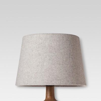 Small Gray Herringbone Lamp Shade - Threshold™