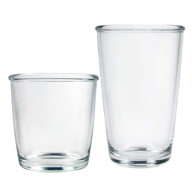 Luminarc Cocoon Drinkware Set, 16-Piece Mixed, Clear