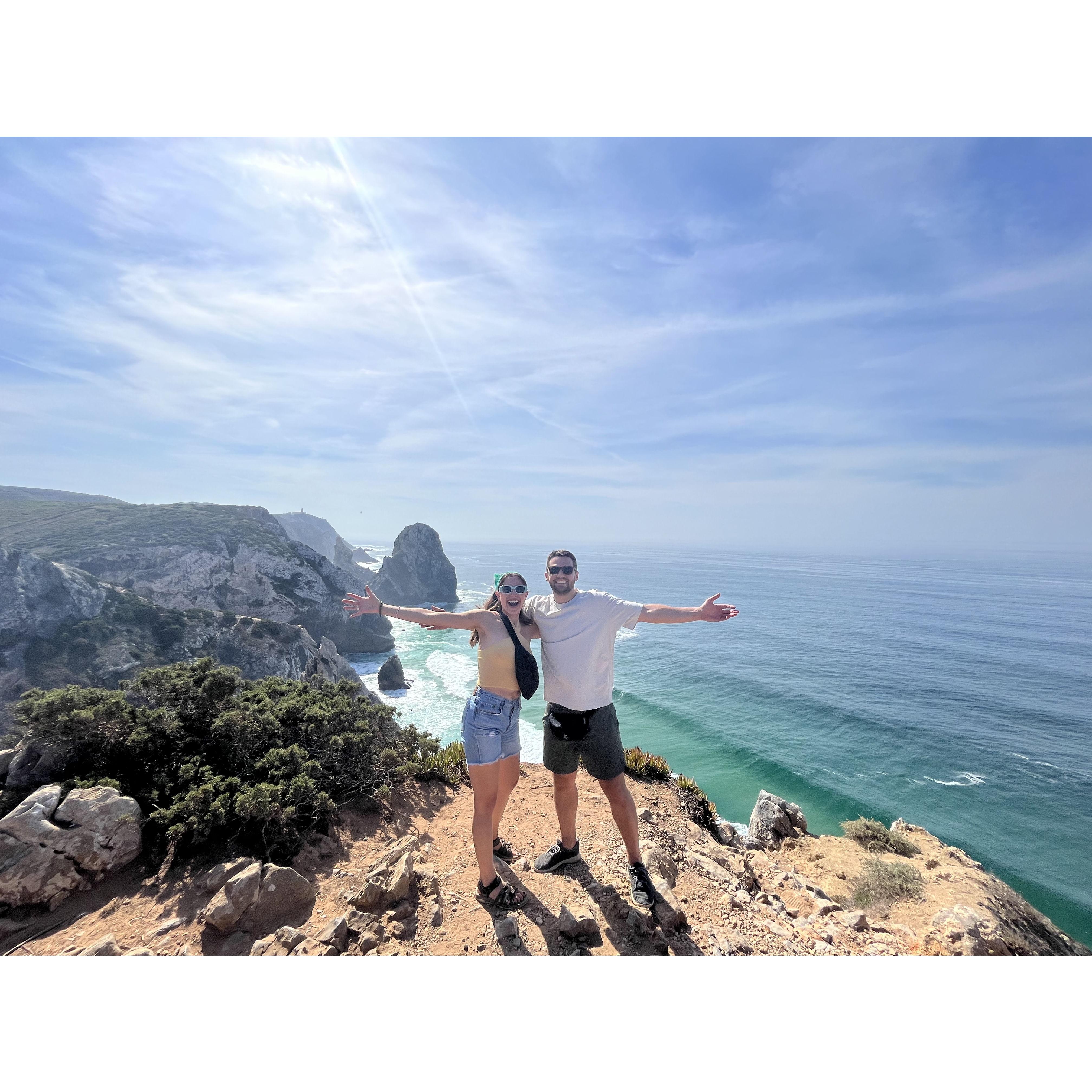 Our first international trip together Ireland and Portugal.