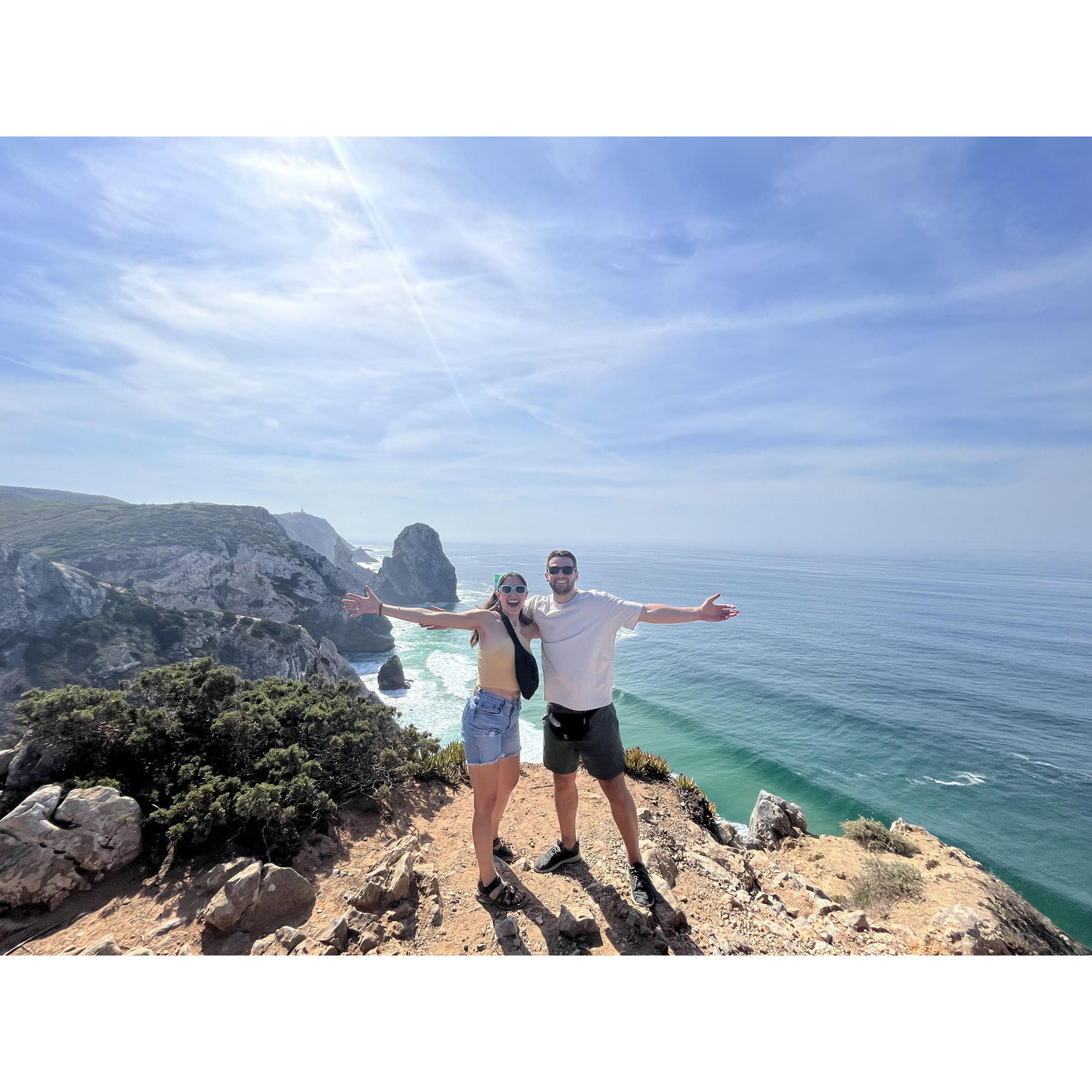 Our first international trip together Ireland and Portugal.