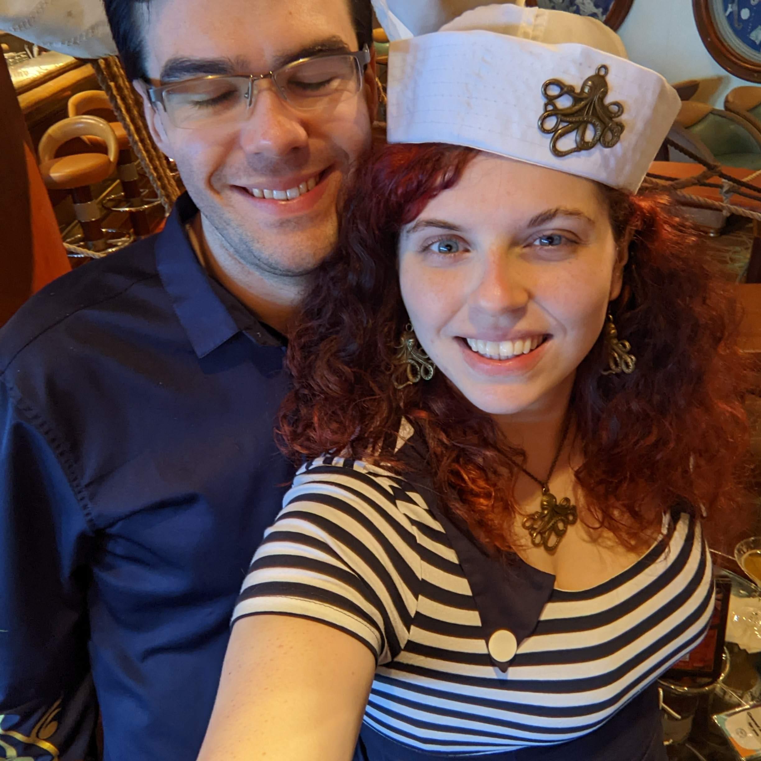 Dressed in our nautical clothes. Mariner of the Seas. 04/22. 
