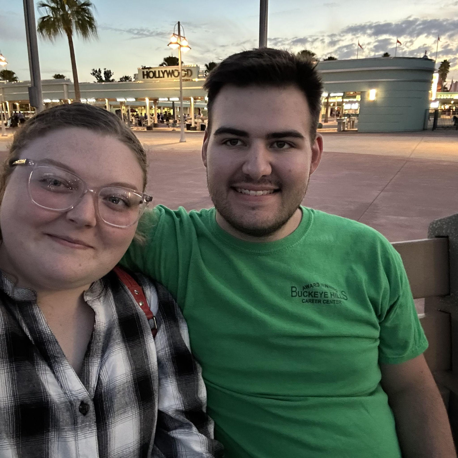 Our first long trip to Orlando.