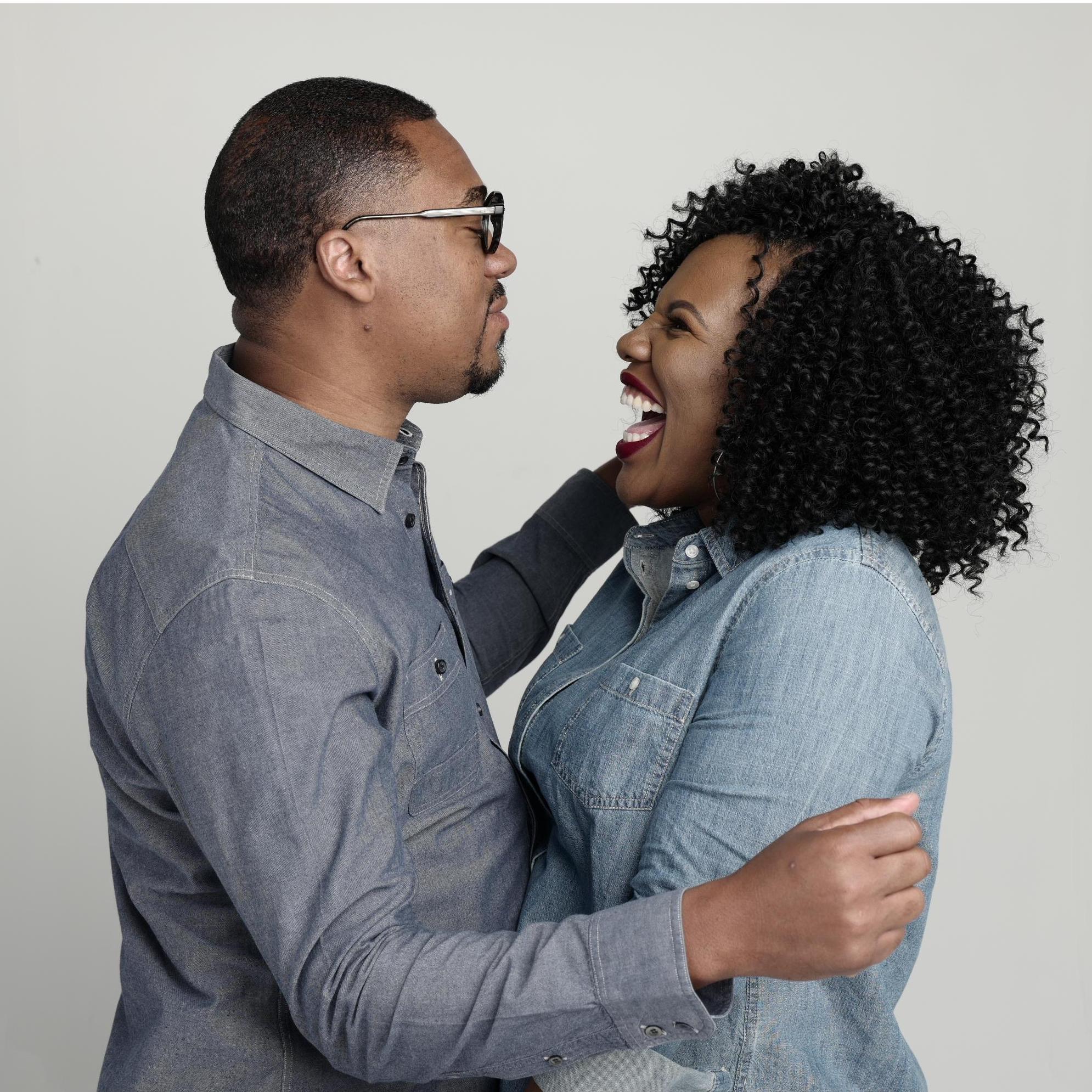 She is simply tickled by his silly side. Have you seen it?