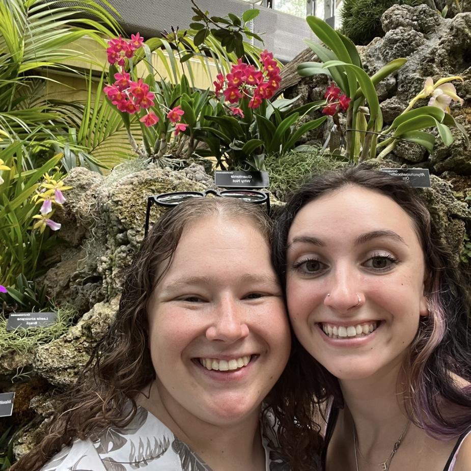 August 18, 2023: Celebrating 1 year together at the US Botanical Garden in DC.