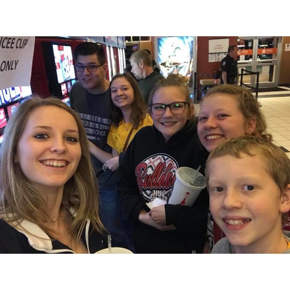 Trip to the movies with family!