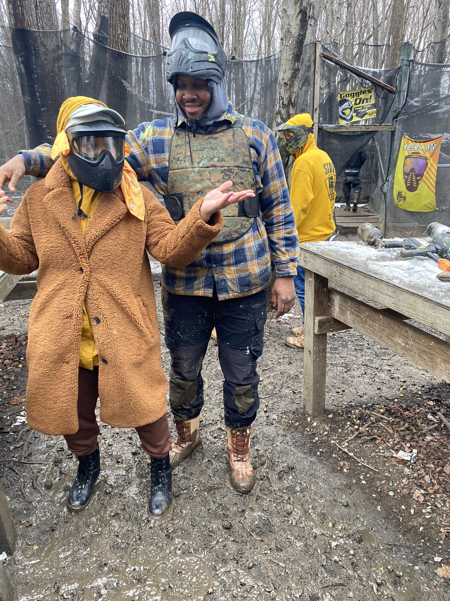 This was after Kevin accidentally shot Nikki with a paintball gun 😩