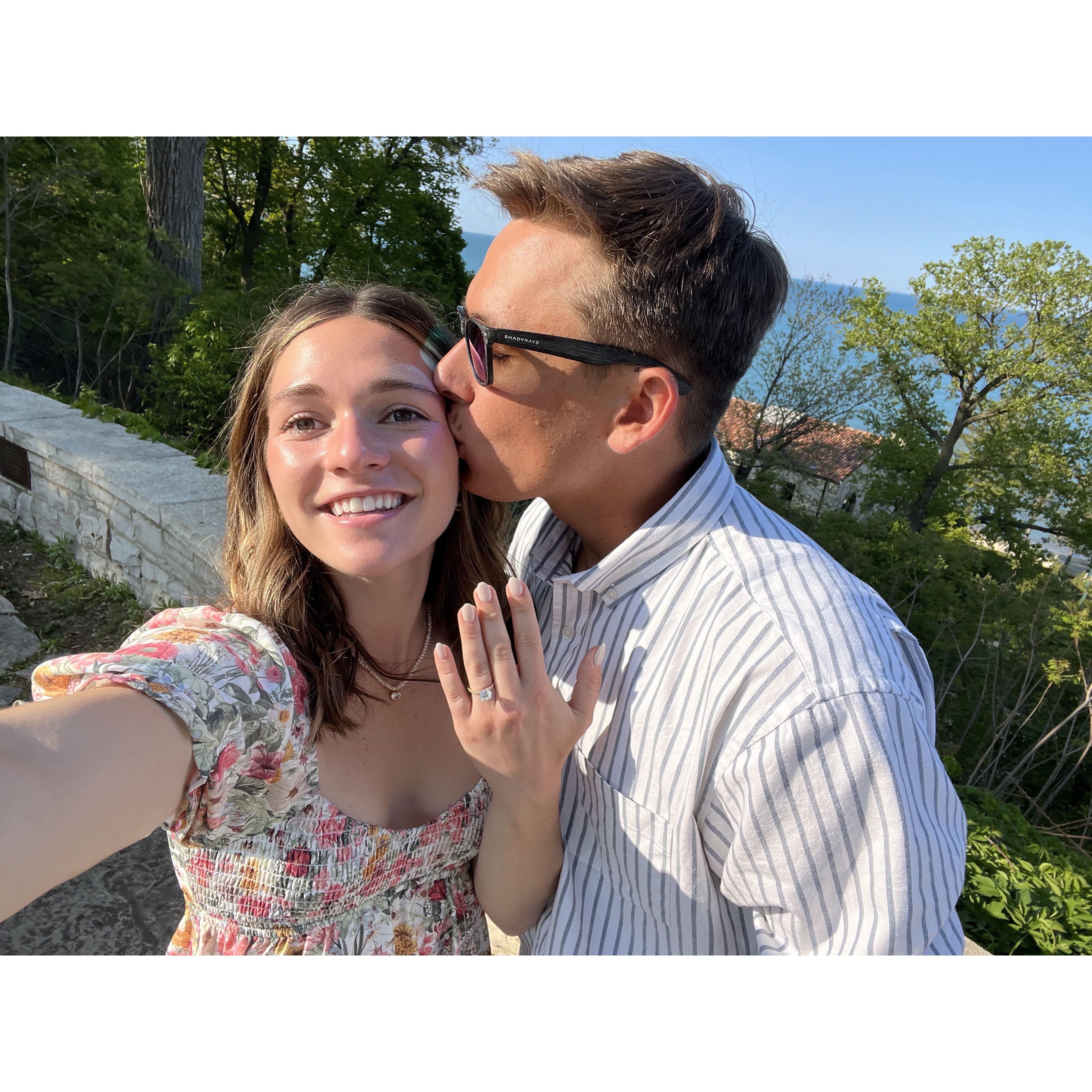 The one where they went to the beach ~engaged~