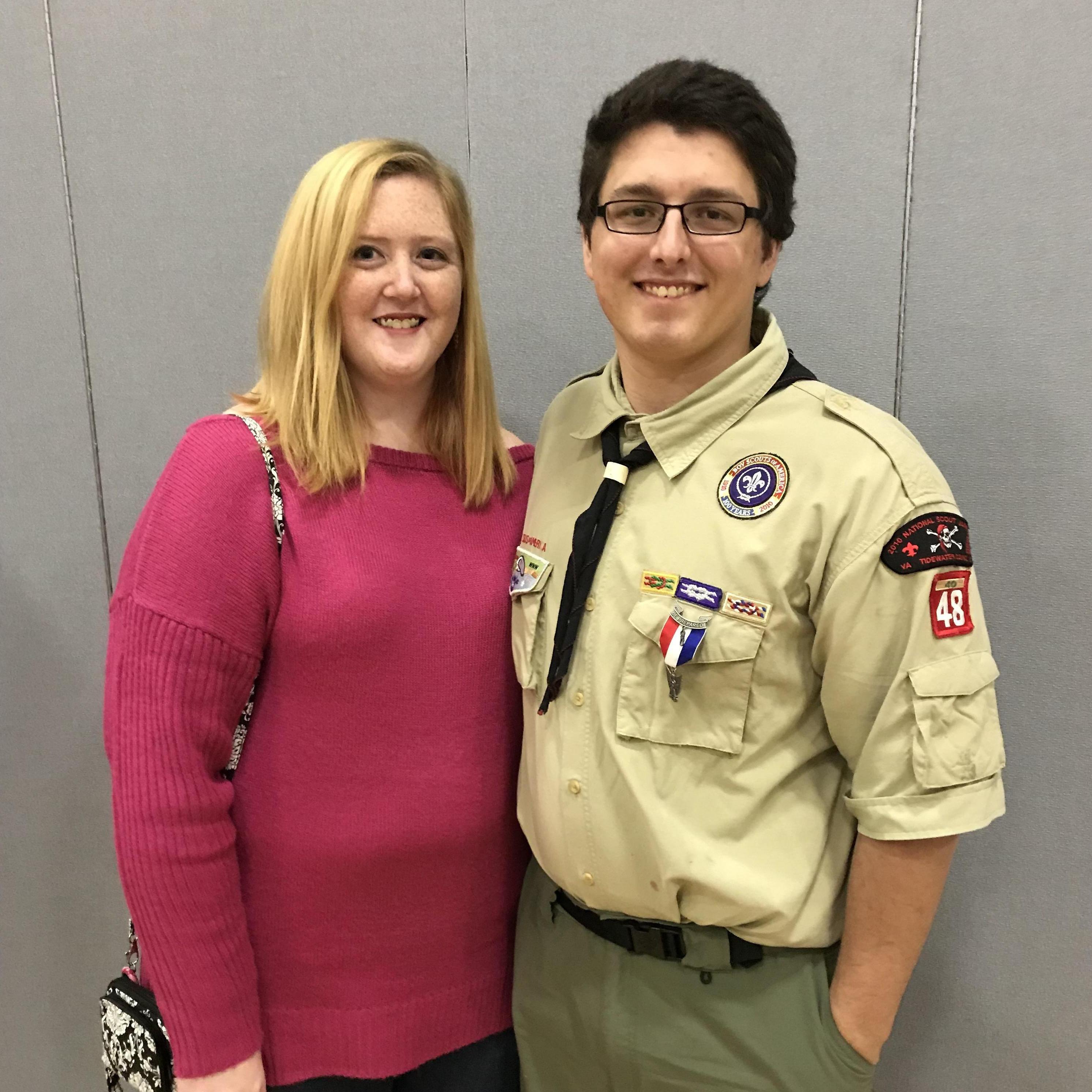 He's an Eagle scout!