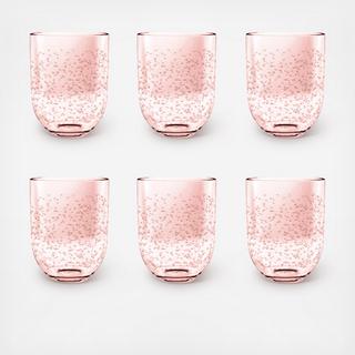 Bubble Double Old Fashioned Glass, Set of 6
