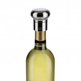 Wine bottle stopper. Stainless steel.        Noè