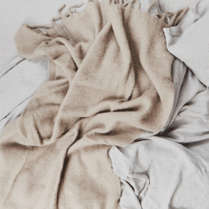 Simple Mohair Throw