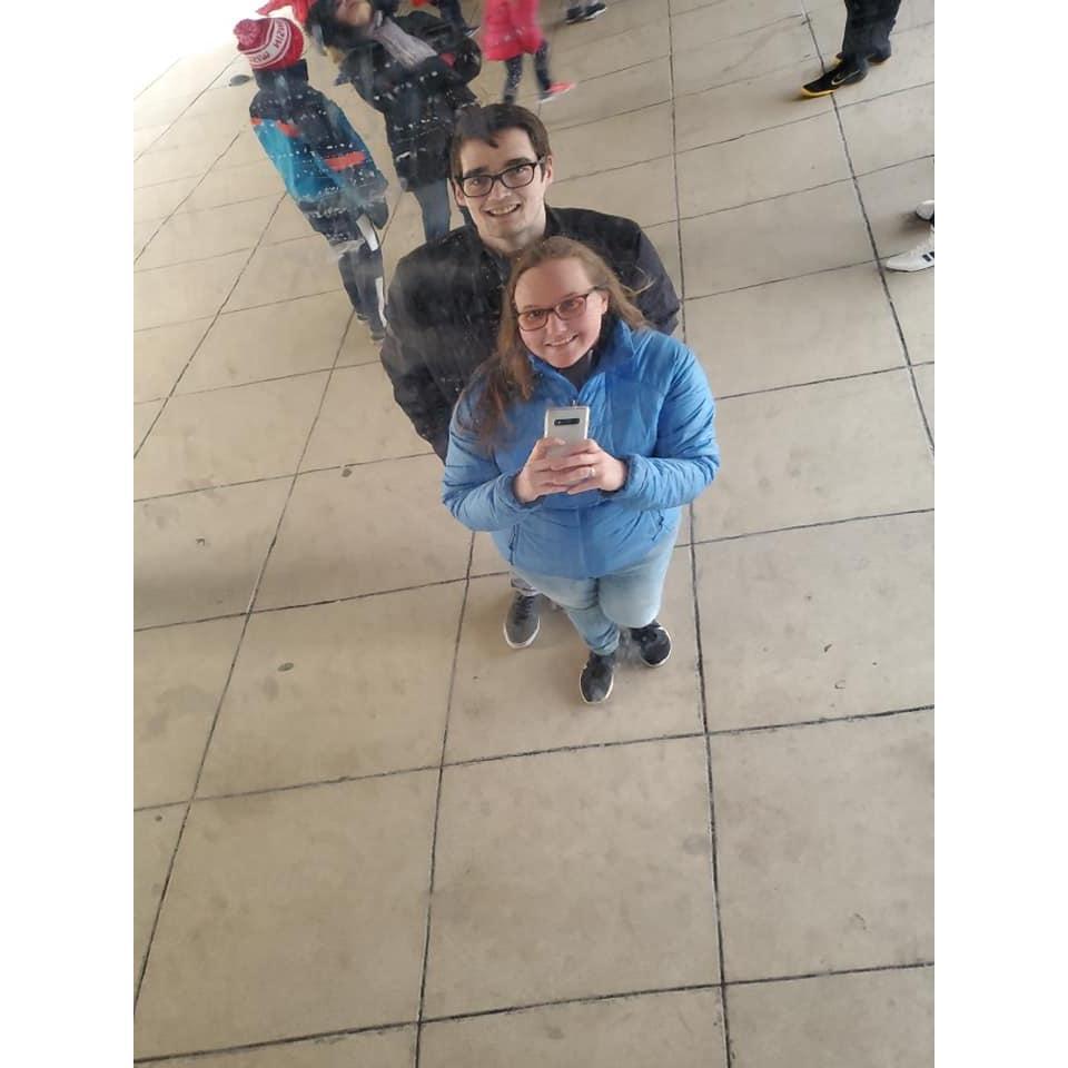 Inside the Bean picture in Chicago!