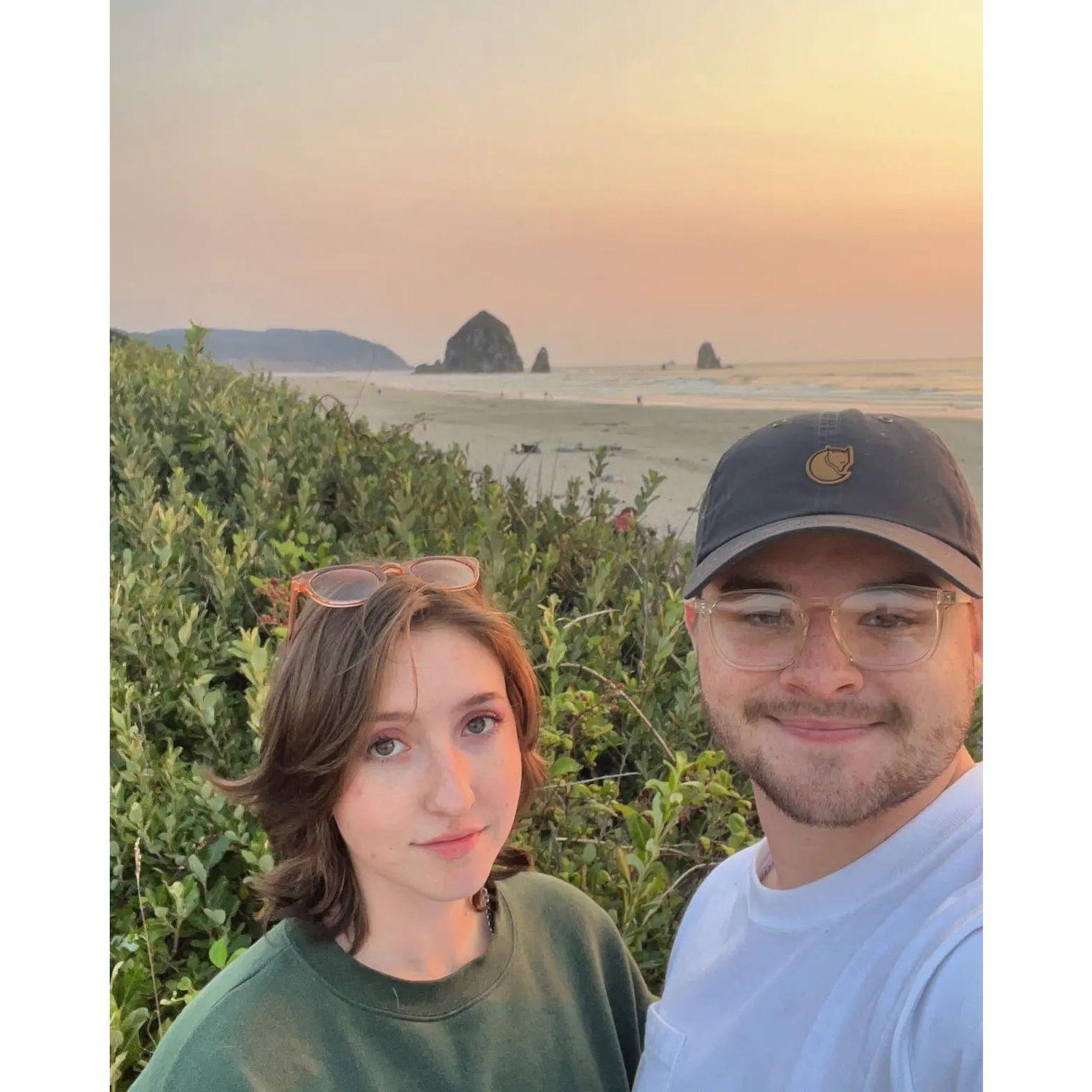 Cannon Beach - one of our favorite places to visit together