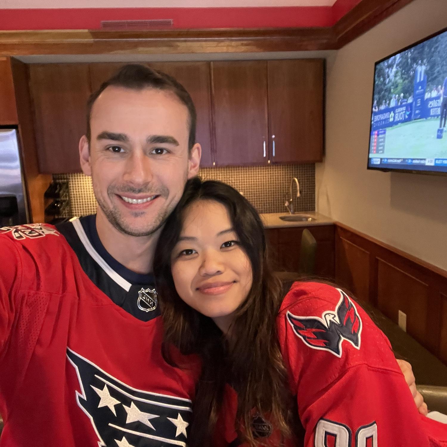 Caps game in the Toyota Suite
