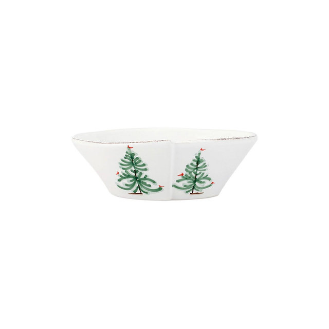 VIETRI Lastra Holiday Small Oval Bowl