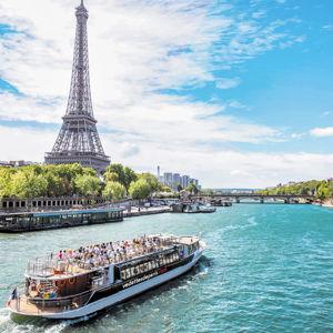 Eiffel Tower Seine River Boat Tour for 2