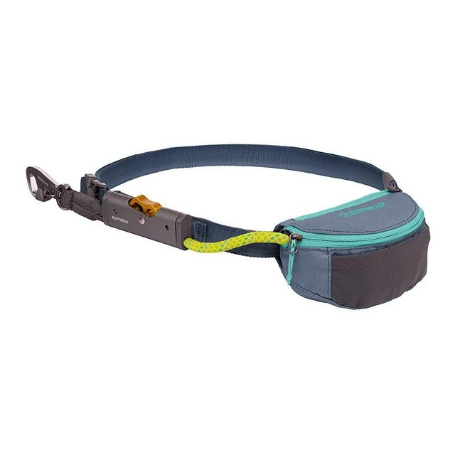RUFFWEAR, Hitch Hiker Dog Leash, Adjustable Leash & Hitching System for Camping & Hiking, Slate Blue