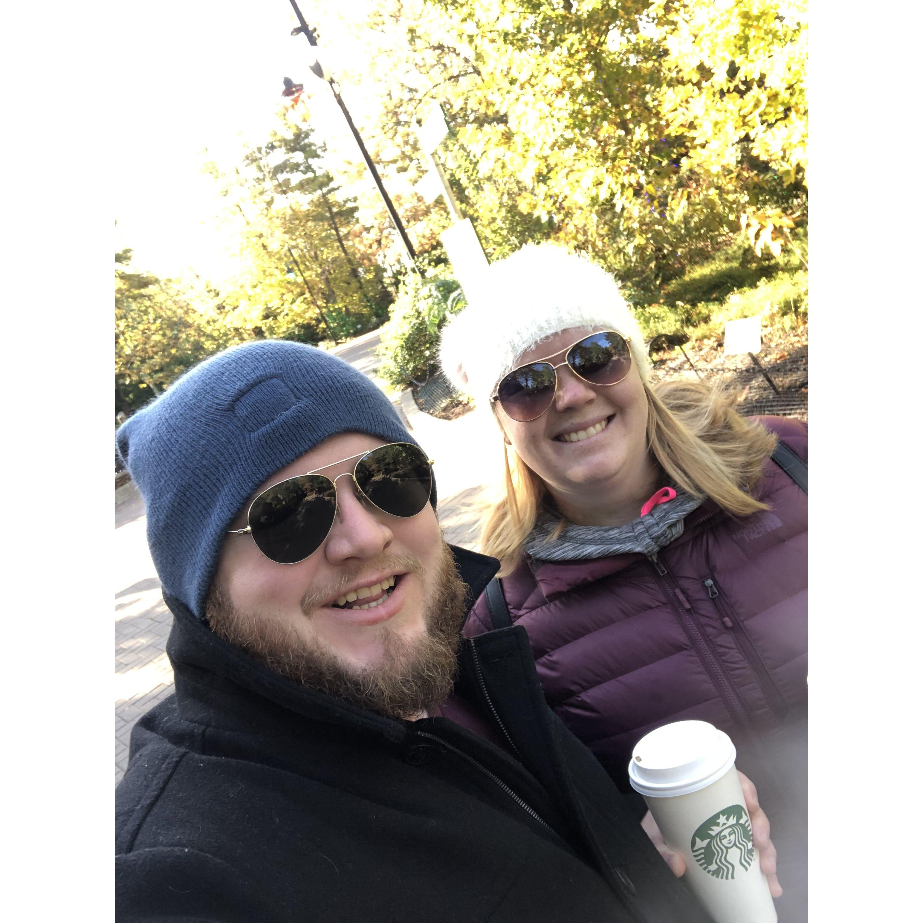 Cincinnati Zoo in March during nursing school