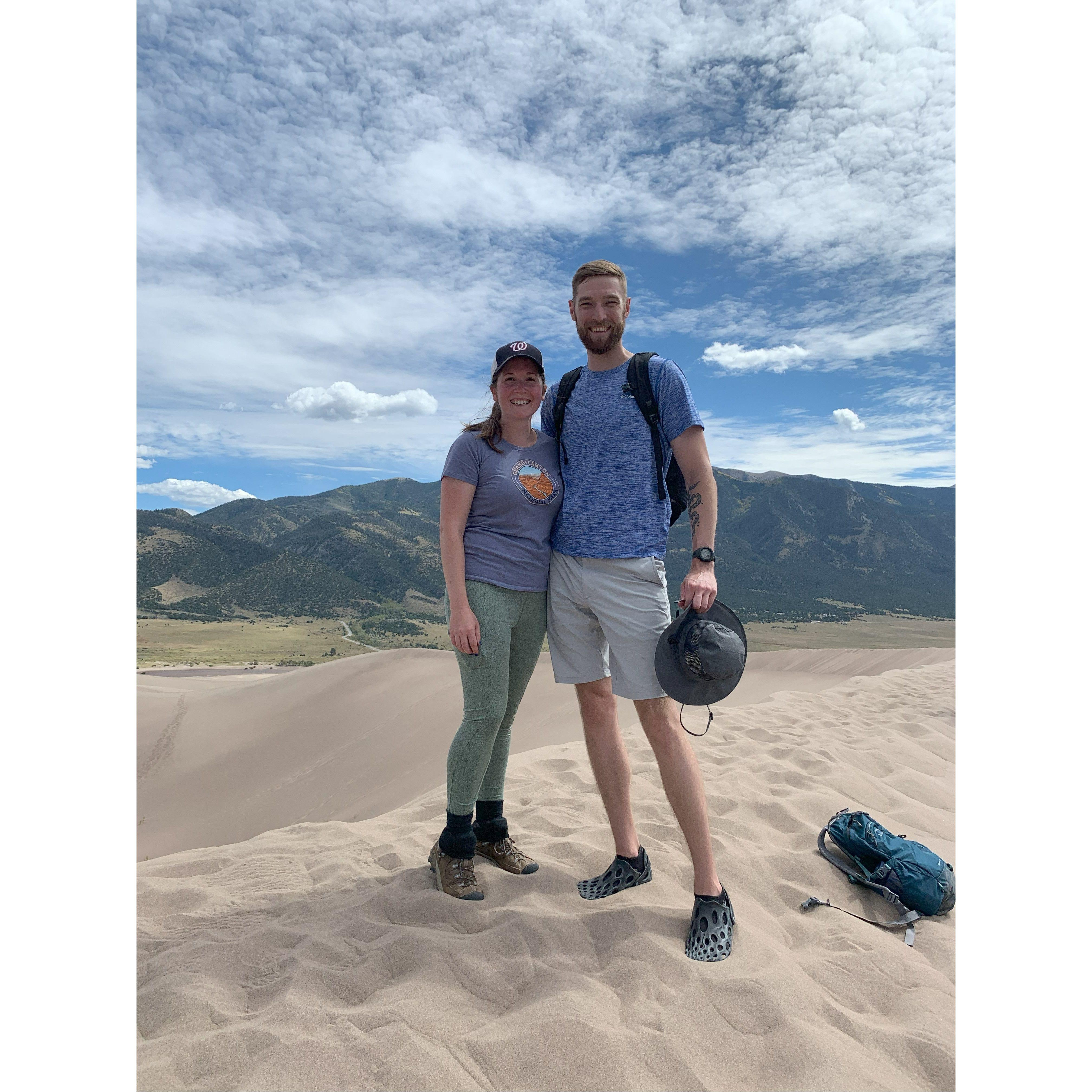 Great Sand Dunes National Park in September of 2022