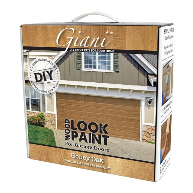 Wood Look Paint Kit for Garage Doors (Honey Oak)