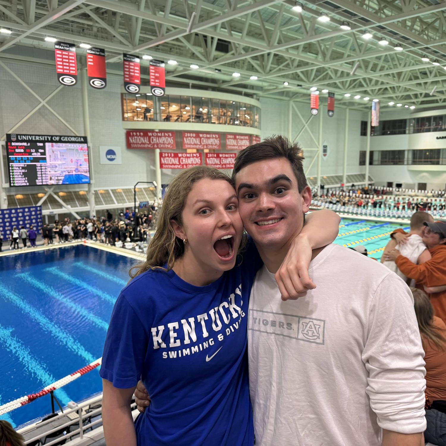 February 22, 2025. Abby and Whit at SEC’s together at the University of Georgia!