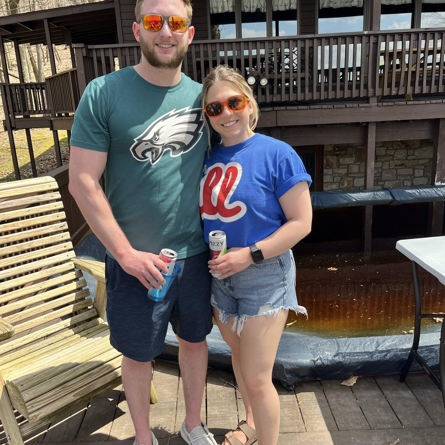 Cabin weekend with Mallory's graduate school friends. Representing Philly for beer olympics!
April 23, 2022