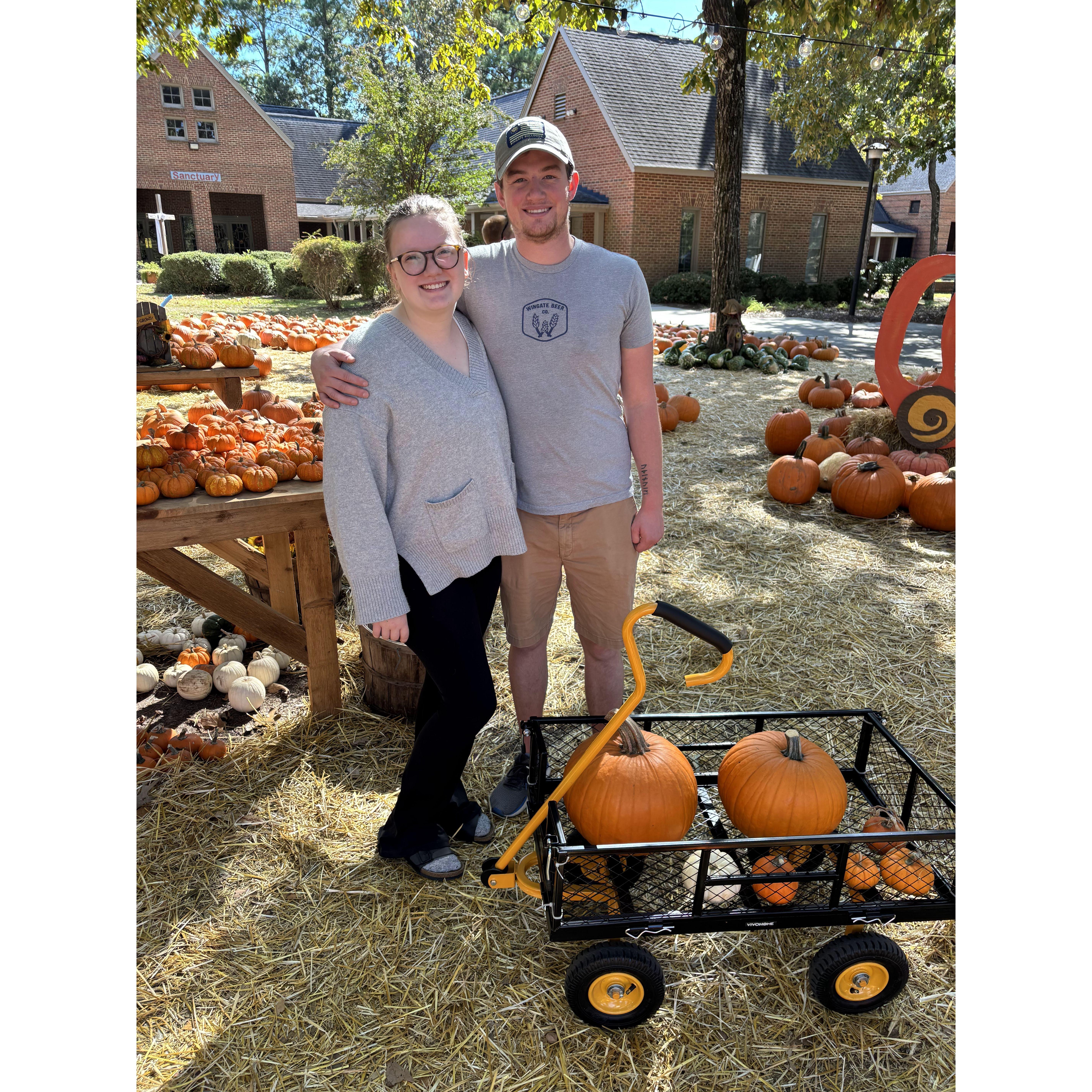 Our favorite fall activity!