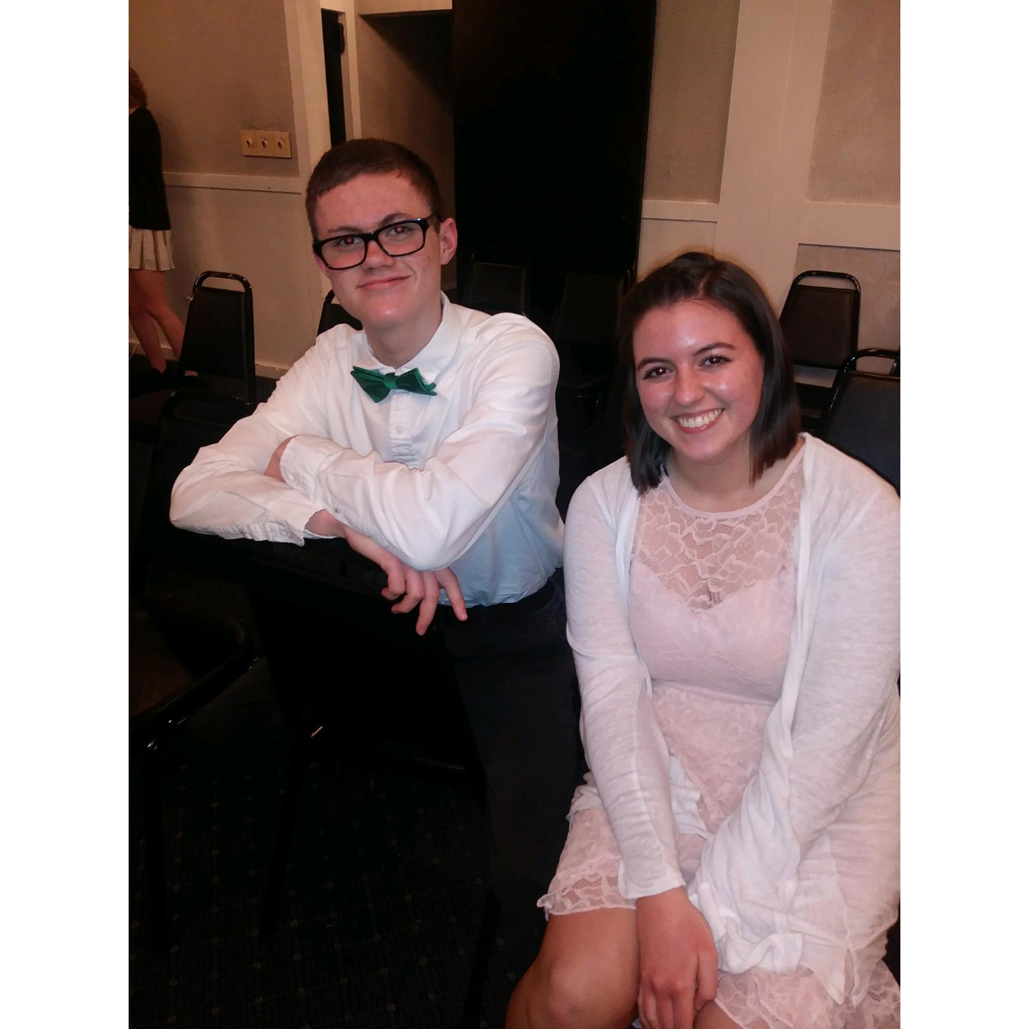 Our first picture together as a couple. March, 2019
