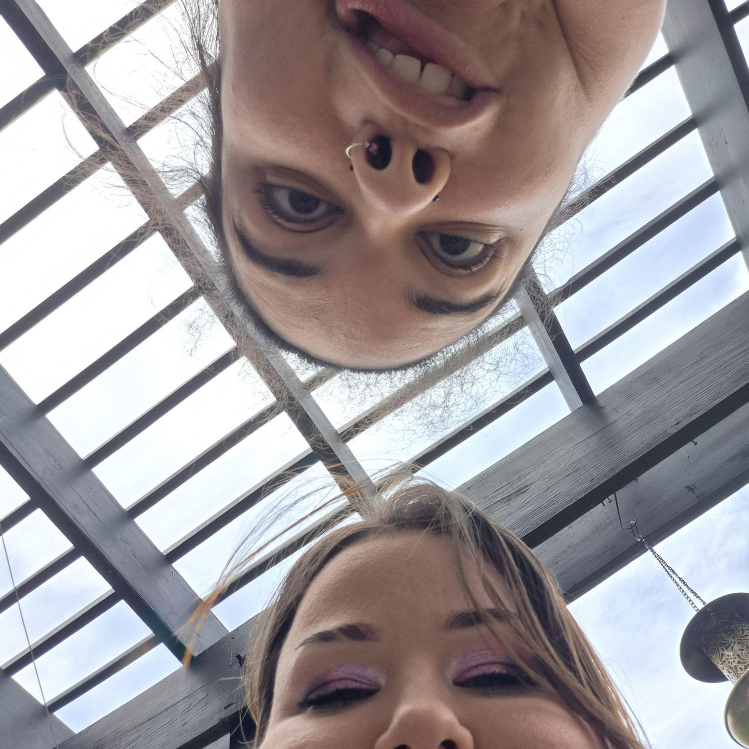 Goofing off at mamaws.