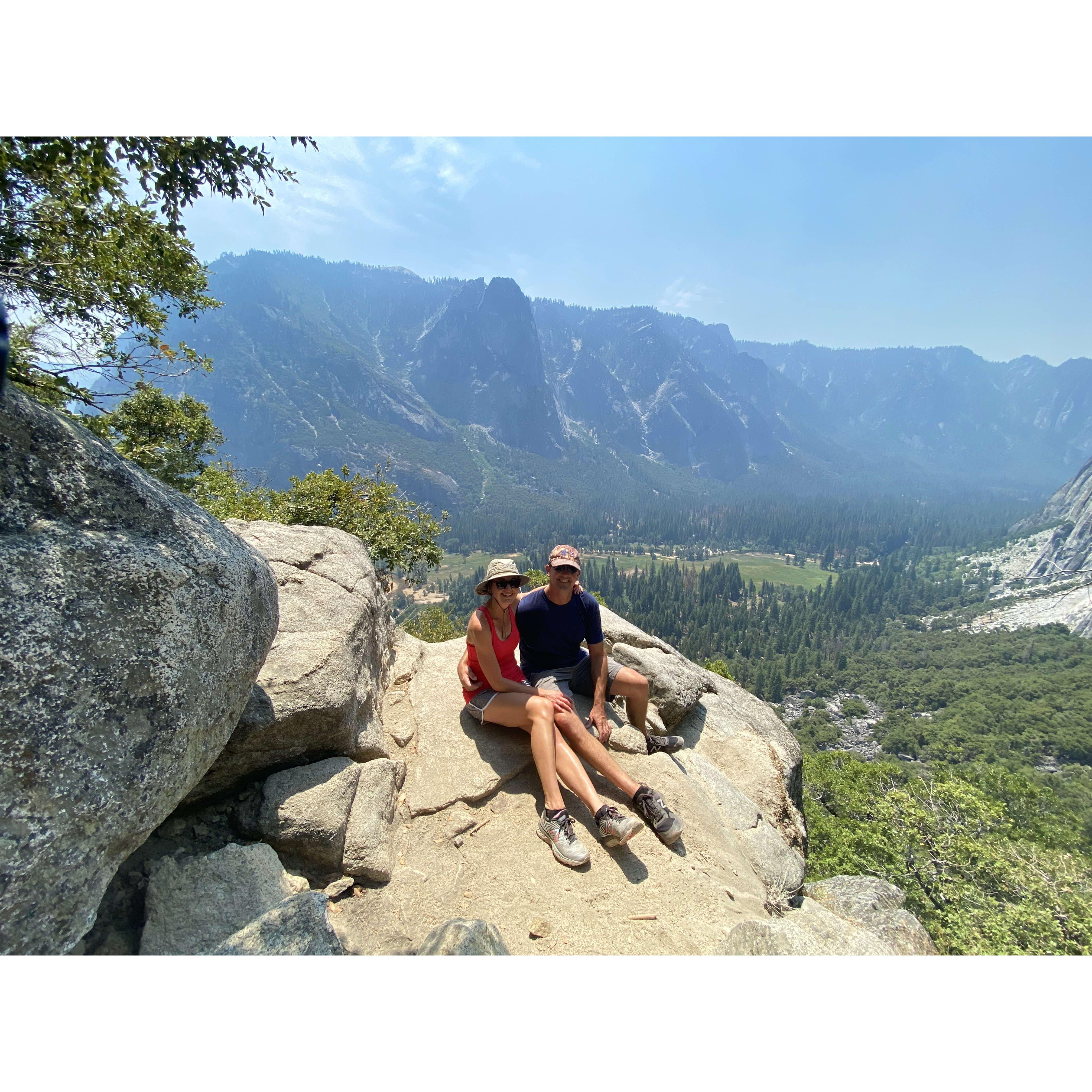A very strenuous hike in Yosemite