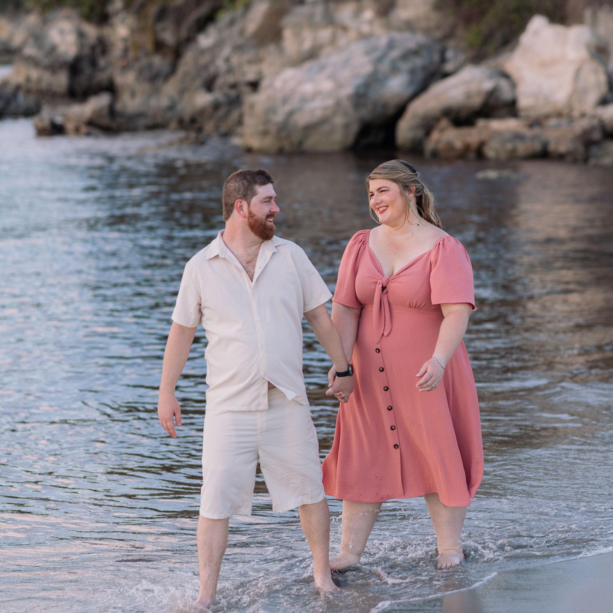 I needed redemption on our engagement photos, so we met with our wedding photographer when going to scope out wedding venues in the DR.