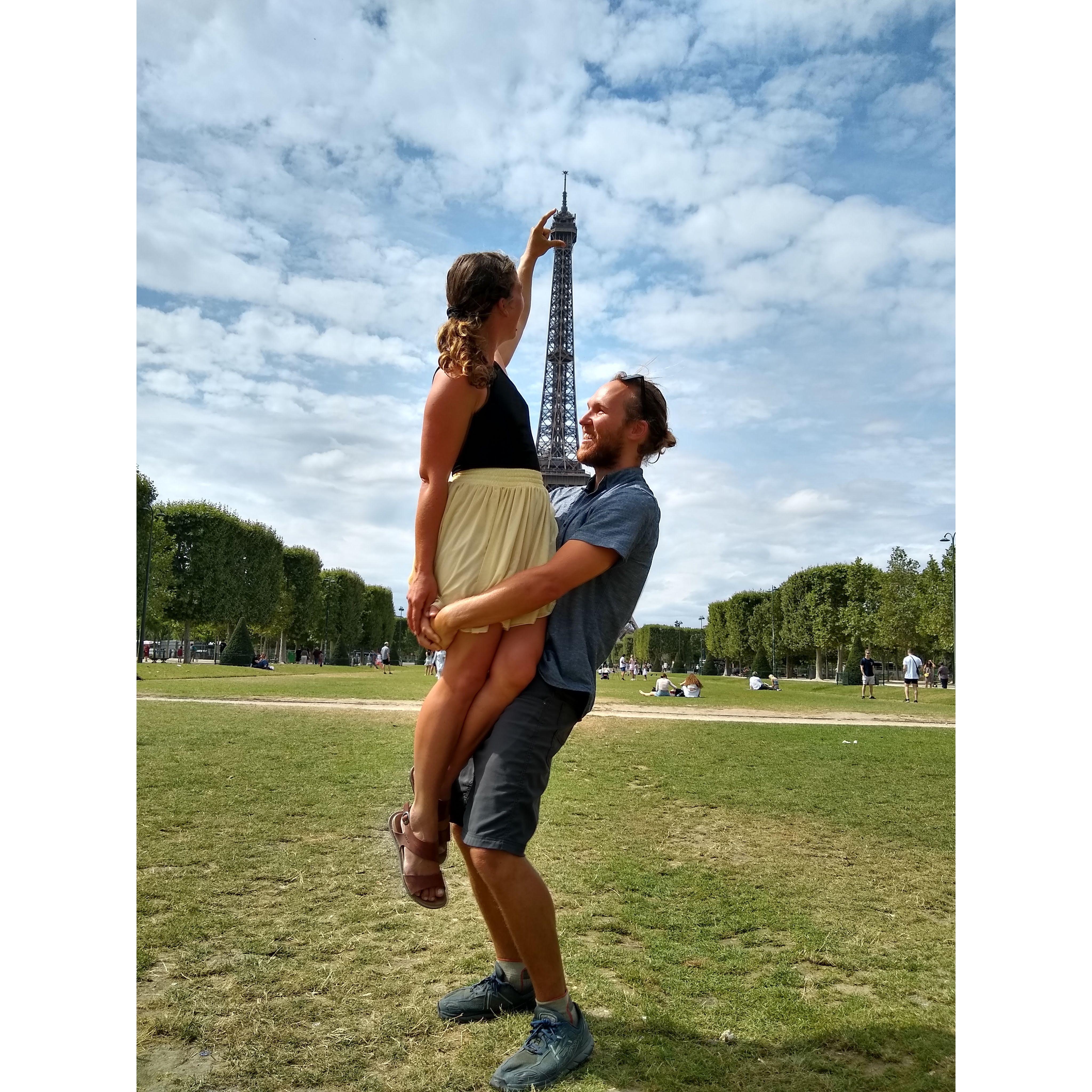 Climbing the Eiffel Tower