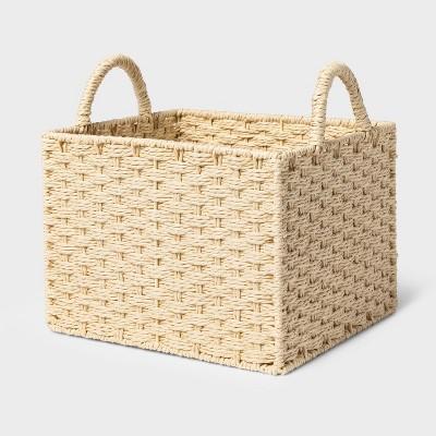 Rectangular Decorative Basket Natural - Threshold™