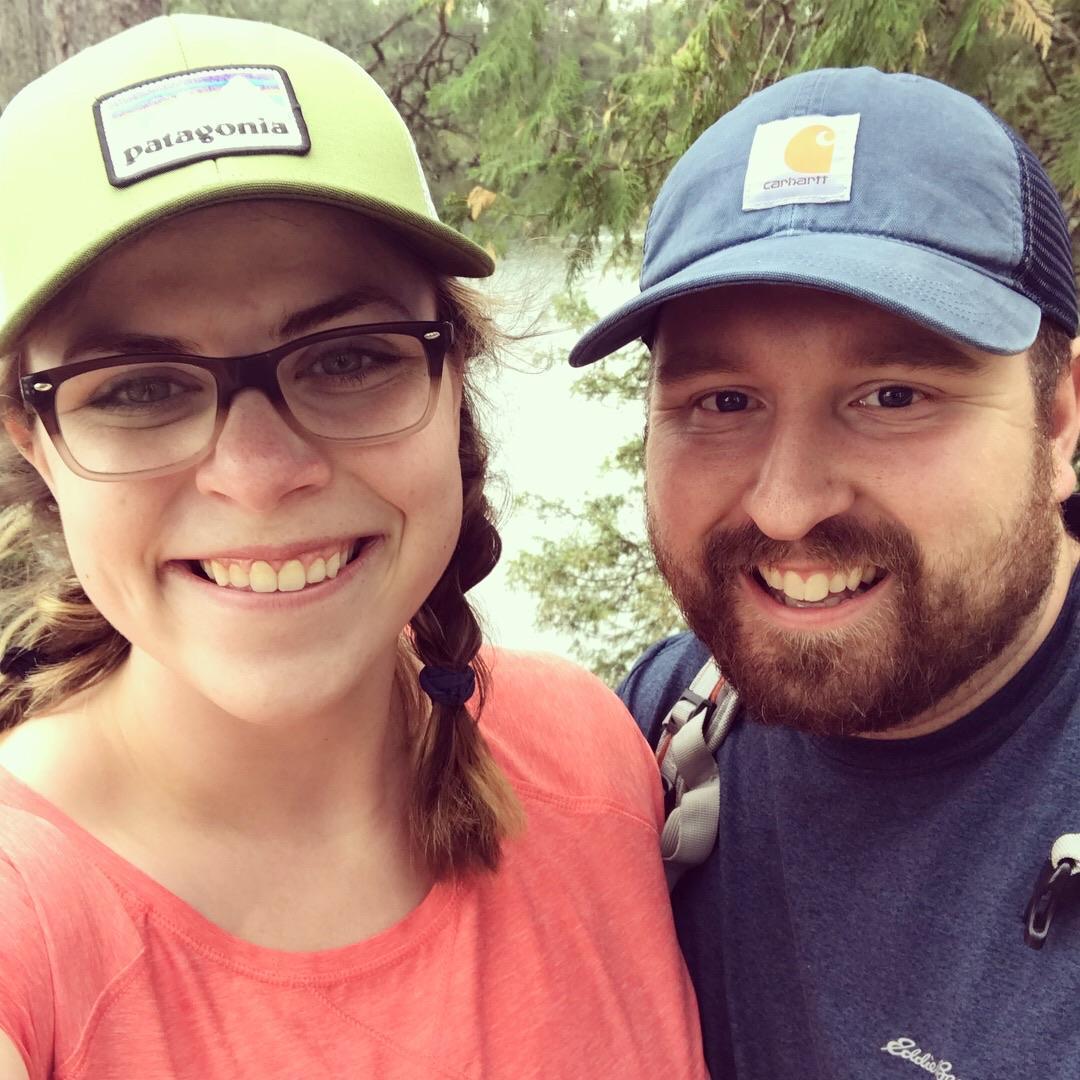 Enjoying one of our favorite things to do together, HIKING! Scenic State Park