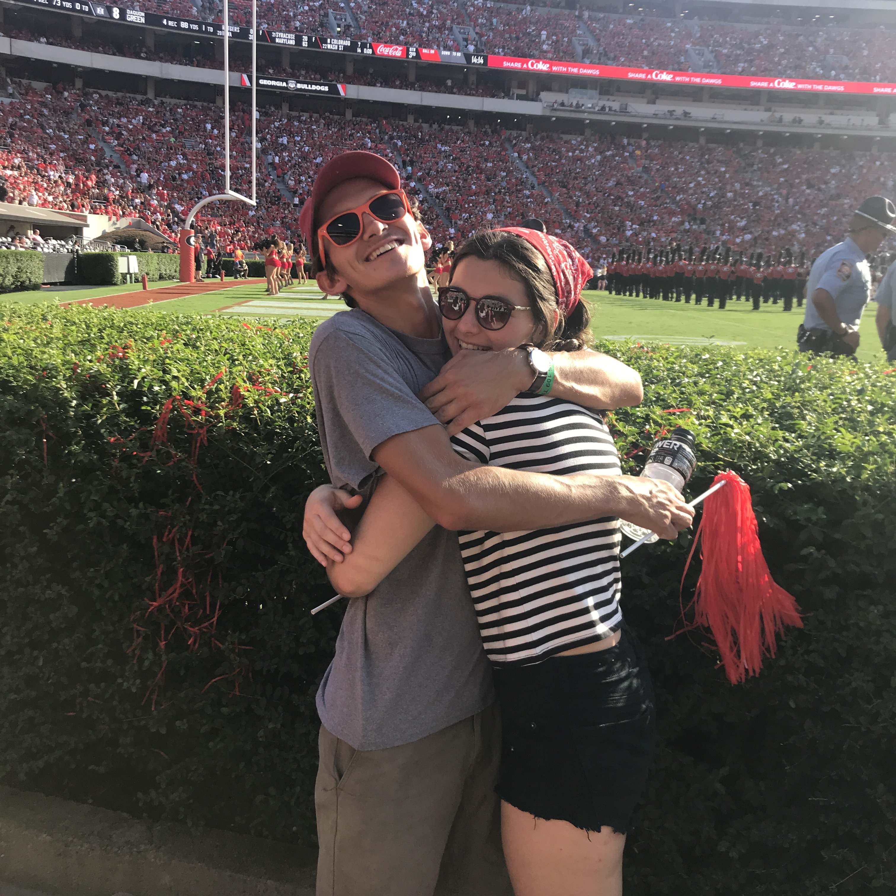 Our first UGA game together 2018