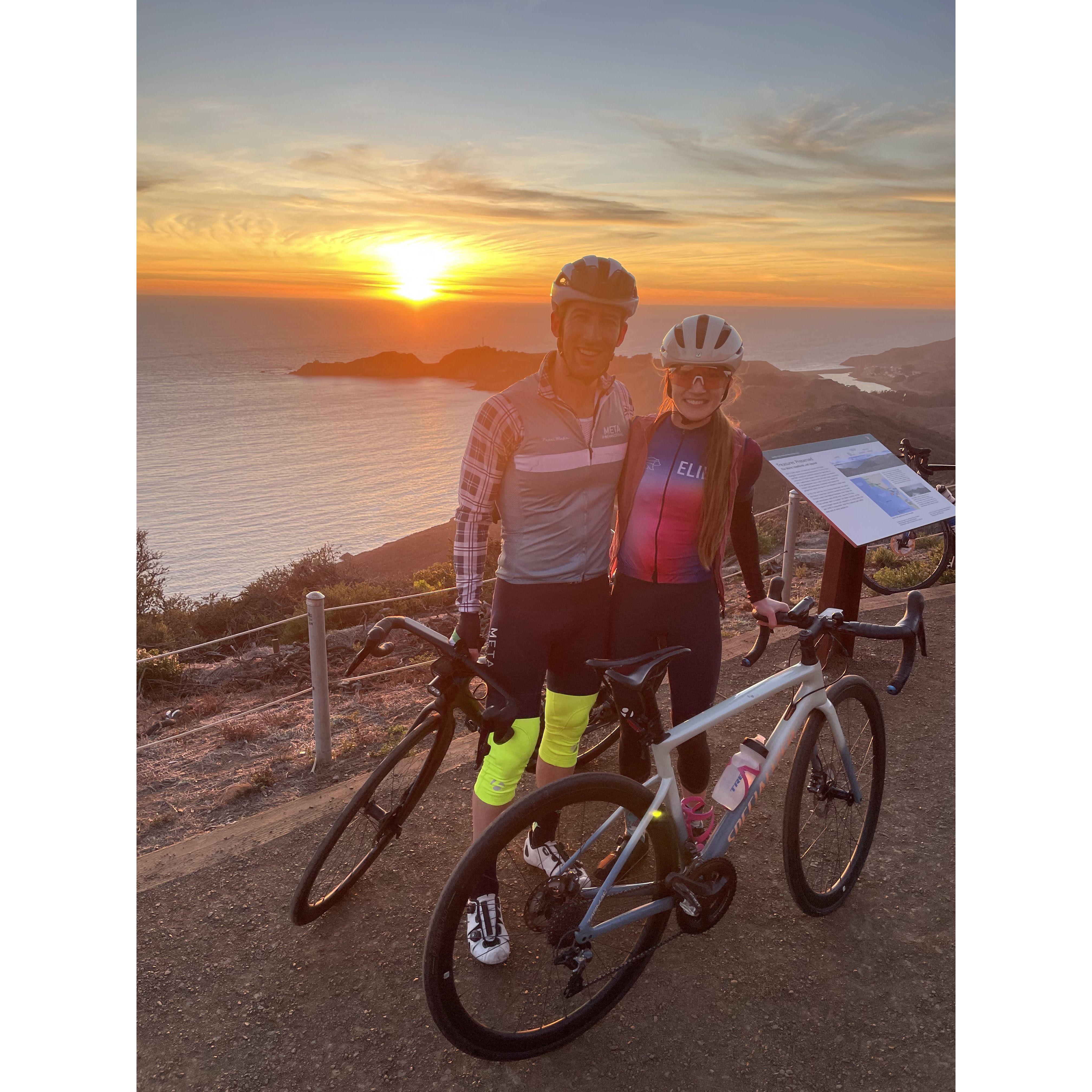 Sunsets from Marin, California