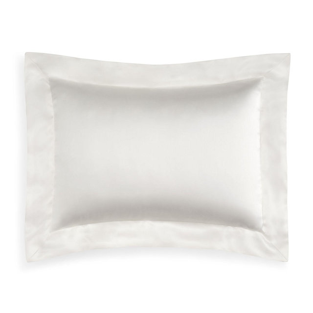 Gingerlily Solid Silk Boudoir Sham