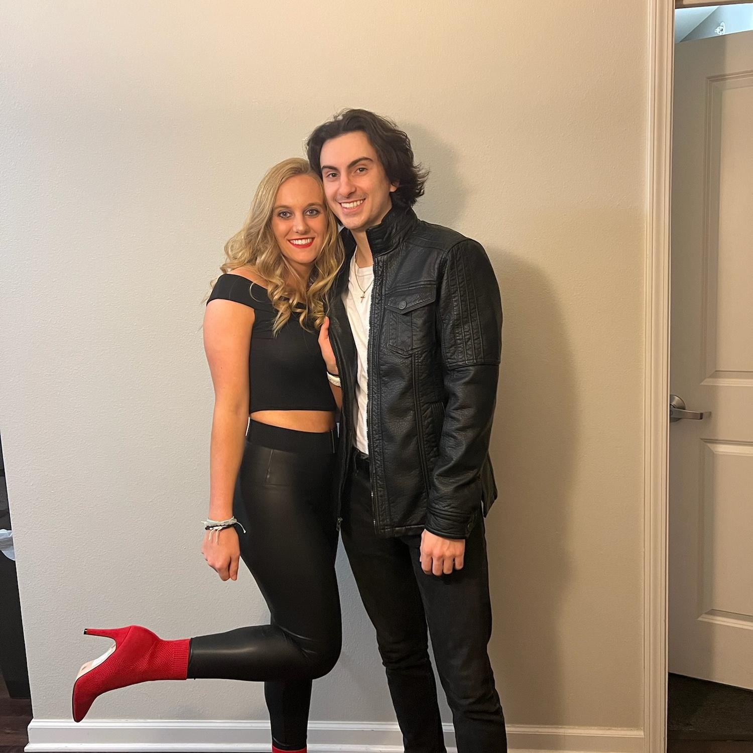 Danny and Sandy, sophomore year Halloween. 
October 2022.