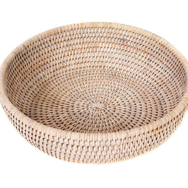 Tava Rattan Fruit Bowl - Light Natural