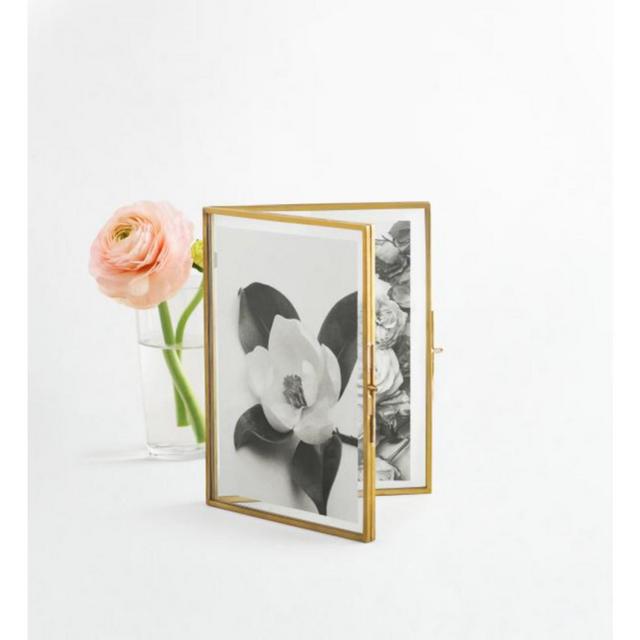 Martha Stewart Collection 4x6 Glass Folded Frame, Created for Macy's