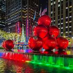 Giant Red Ornaments