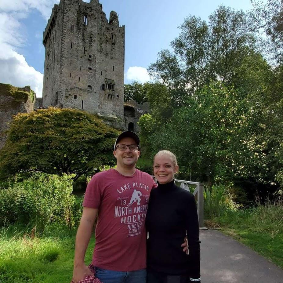 Kiss the Blarney stone they said.....