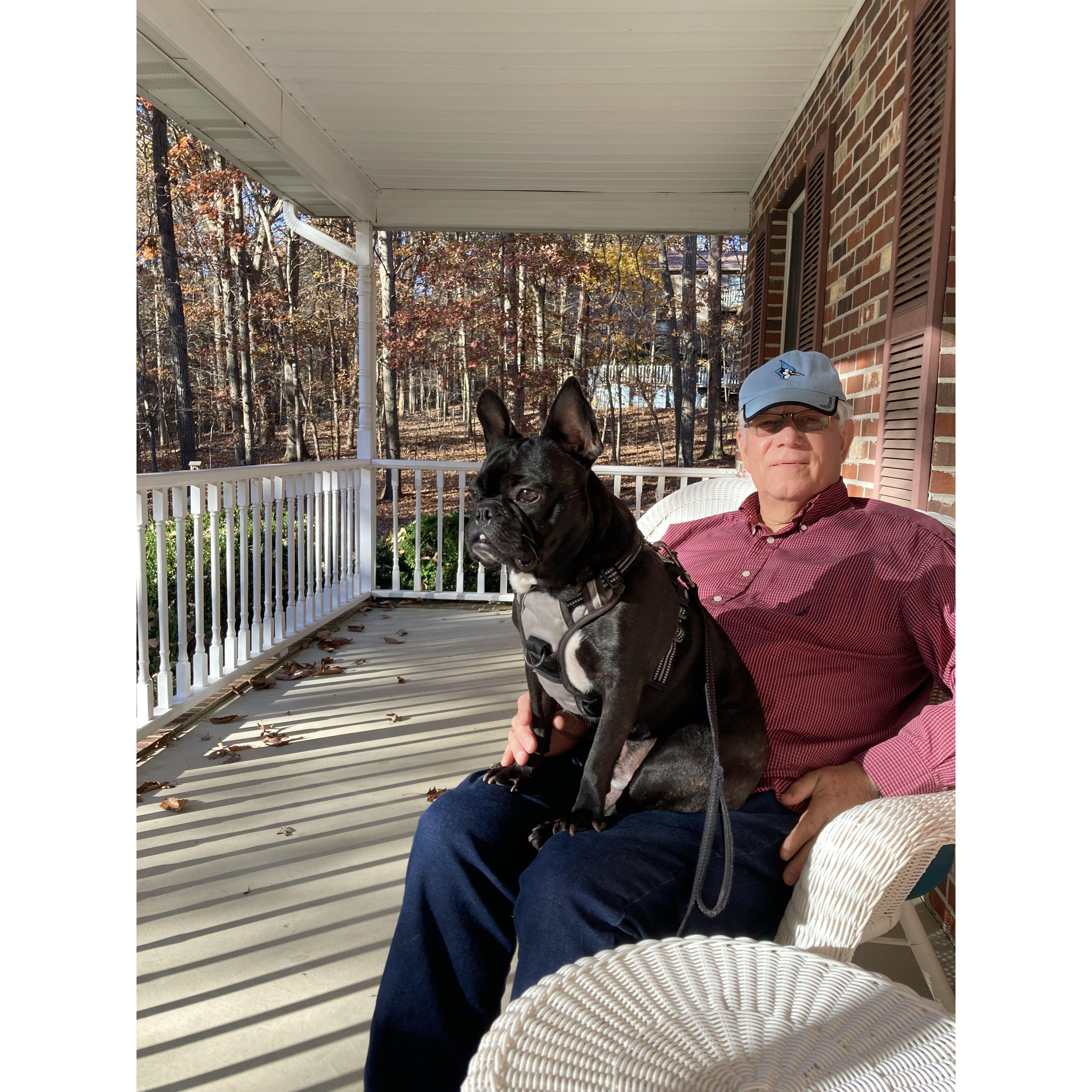 The biggest beneficiary of Katlyn & Eric traveling is when grandpa Zerrlaut gets to spend a week with Henry.